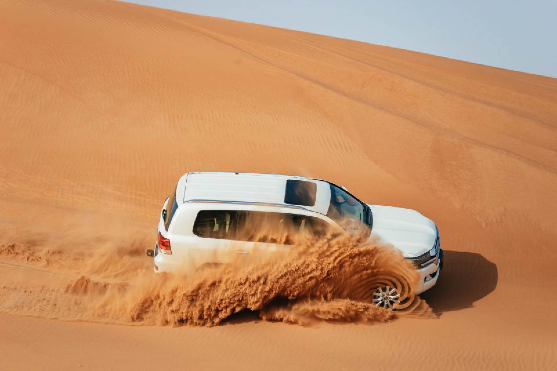 Half-Day Desert Safari Camel Ride, Dune Basing, Sandboarding & Inland Sea Tour